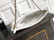 Okify CC 25S Clutch Bag White Lambskin 24x14x5cm - 6