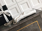 Okify CC 25S Clutch Bag White Lambskin 24x14x5cm - 5