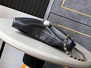Okify CC 25S Clutch Bag Black Lambskin 24x14x5cm - 5