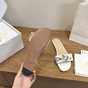 Okify Dior J'Adior White Women Slides (has big size) - 4