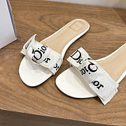 Okify Dior J'Adior White Women Slides (has big size) - 2