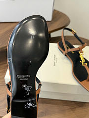 Okify YSL Brown And Black Women Slides  - 6