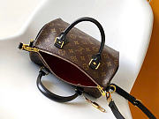 Okify Louis Vuitton Speedy 25 Bag Monogram Brown And Black M48285 25x19x15cm - 4