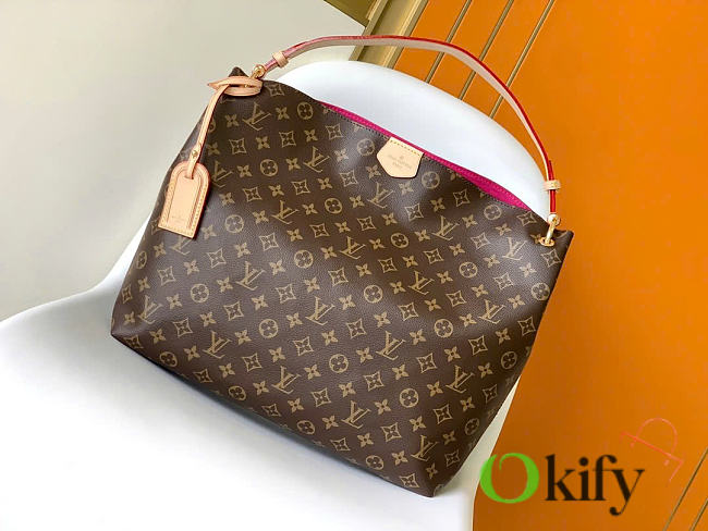 Okify Louis Vuitton Graceful MM Tote Bag M43703 40x30x10cm - 1