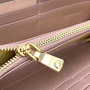 Okify MiuMiu Pink Long Wallet 19x10x2.5cm - 5