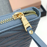 Okify MiuMiu Blue Long Wallet 19x10x2.5cm - 5