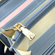 Okify MiuMiu Blue Long Wallet 19x10x2.5cm - 4