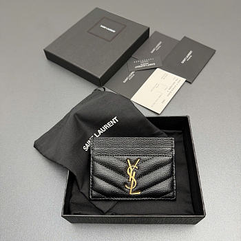 Okify YSL Black Caviar Card Holder 10.5x7.5cm