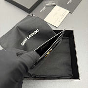 Okify YSL Black Caviar Card Holder 10.5x7.5cm - 6