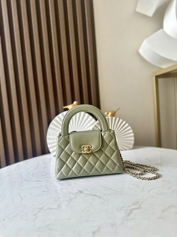 Okify CC Nano Kelly Bag Green AS4416 19x13x7cm 
