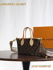 Okify Louis Vuitton Neverfull BB Bag Brown Monogram M46705 24x14x9cm - 2