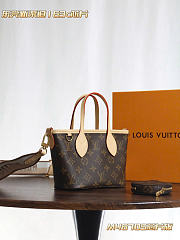 Okify Louis Vuitton Neverfull BB Bag Brown Monogram M46705 24x14x9cm - 3