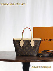 Okify Louis Vuitton Neverfull BB Bag Brown Monogram M46705 24x14x9cm - 5