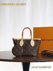 Okify Louis Vuitton Neverfull BB Bag Brown Monogram M46705 24x14x9cm - 4