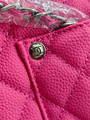 Okify CC Maxi Flap Bag Pink Fuchsia 46x27x13cm - 6
