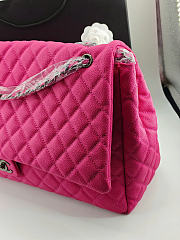 Okify CC Maxi Flap Bag Pink Fuchsia 46x27x13cm - 4
