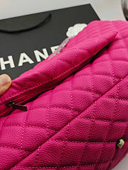 Okify CC Maxi Flap Bag Pink Fuchsia 46x27x13cm - 3
