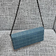 Okify CC East West Chocolate Bar Bag Denim Blue 26x13x4cm - 4