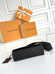 Okify Louis Vuitton Aerogram Takeoff Messenger Bag Black M57080 28x24x10cm - 4