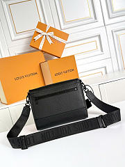 Okify Louis Vuitton Aerogram Takeoff Messenger Bag Black M57080 28x24x10cm - 6