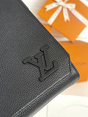 Okify Louis Vuitton Aerogram Takeoff Messenger Bag Black M57080 28x24x10cm - 3