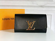 Okify Louis Vuitton Louise Chain Clutch Bag Black M94336 23x15x5cm - 3