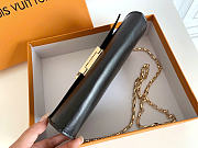 Okify Louis Vuitton Louise Chain Clutch Bag Black M94336 23x15x5cm - 4