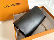 Okify Louis Vuitton Louise Chain Clutch Bag Black M94336 23x15x5cm - 5