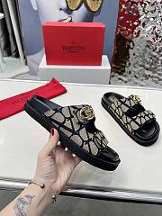 Okify Valentino Black Women Sandals 29316 - 3