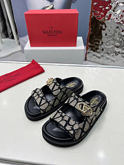 Okify Valentino Black Women Sandals 29316 - 1
