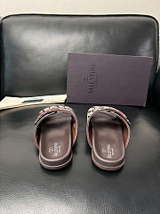 Okify Valentino Brown Men Sandals 29317 - 3