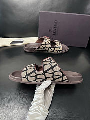 Okify Valentino Brown Men Sandals 29317 - 4