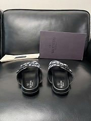 Okify Valentino Black Men Sandals 29318 - 6