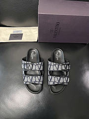 Okify Valentino Black Men Sandals 29318 - 1