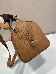 Okify Prada Leather Duffel Bag Brown Cognac 2VC048 50x27.5x23.5cm - 3