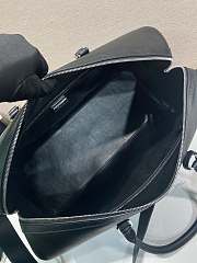 Okify Prada Leather Duffel Bag Black 2VC048 50x27.5x23.5cm - 6