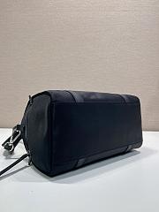 Okify Prada Large Re-Nylon And Saffiano Leather Duffel Bag Black 1BB154 32.5x17x16.5cm - 6