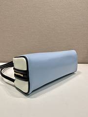 Okify Prada Swing Shoulder Bag Blue And White 1BC249 28x11.5x10cm - 6