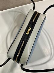 Okify Prada Swing Shoulder Bag Blue And White 1BC249 28x11.5x10cm - 4