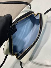 Okify Prada Swing Shoulder Bag Blue And White 1BC249 28x11.5x10cm - 2
