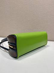 Okify Prada Swing Shoulder Bag Brown And Green 1BC249 28x11.5x10cm - 5