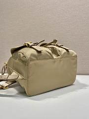 Okify Prada Small Re-Nylon Beige Backpack 1BZ677 28x23.5x12cm - 6