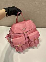 Okify Prada Small Re-Nylon Pink Backpack 1BZ677 28x23.5x12cm - 2