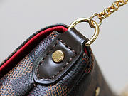 Okify Louis Vuitton Favorite MM Damier Bag N41129 28x17x4cm  - 3