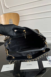 Okify CC 25A Shopping Bag Black Lambskin AS5634 35x24x12cm - 6