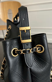Okify CC 25A Shopping Bag Black Lambskin AS5634 35x24x12cm - 2