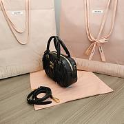 Okify MiuMiu Arcadie Matelasse Bag Black 19x13x6cm 5BB123 - 5