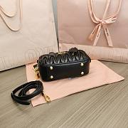 Okify MiuMiu Arcadie Matelasse Bag Black 19x13x6cm 5BB123 - 3