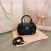 Okify MiuMiu Arcadie Matelasse Bag Black 19x13x6cm 5BB123 - 1