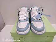 Okify Off White Out Of Office Blue And White Sneakers Unisex - 2